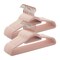 Rose Velvet Hangers 17.5. Pack of 10 Thin Hangers Non Slip Velvet for Any Clothing Style. Sturdy & HeavyDuty Velvet Hanger 17.5 Inch Size. Portable Adult Velvet Clothes Hangers